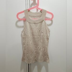NWOT Off/ Cold Shoulder Cream Knit